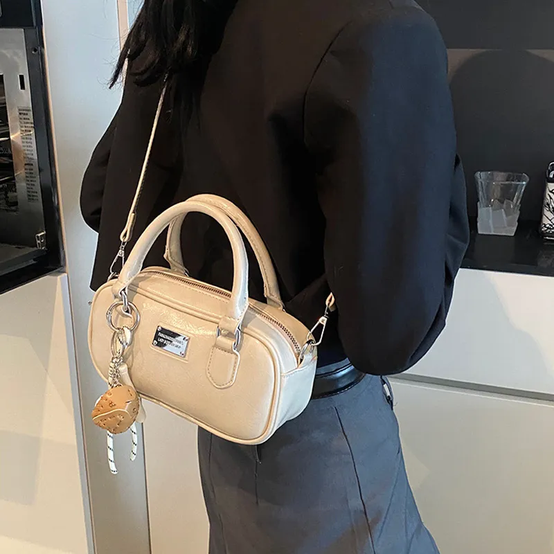 JANE KLAIN Synthetic Leather Crossbody Handbags Regular Women's Black/Coffee-28