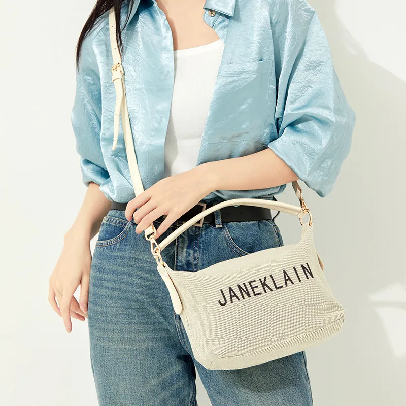 JANE KLAIN PU Handbag Regular Women's White/Black-14