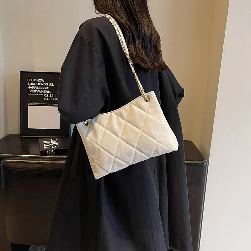 JANE KLAIN Synthetic Leather Crossbody Bag, Shoulder Bag Large Size Women's Black/White-12