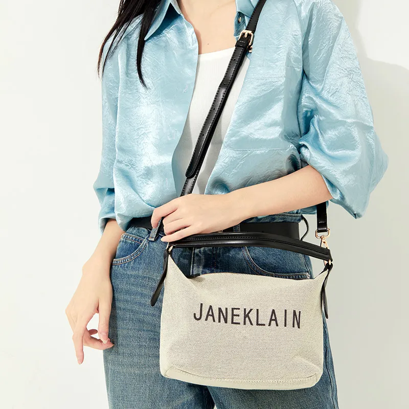 JANE KLAIN PU Handbag Regular Women's White/Black-38