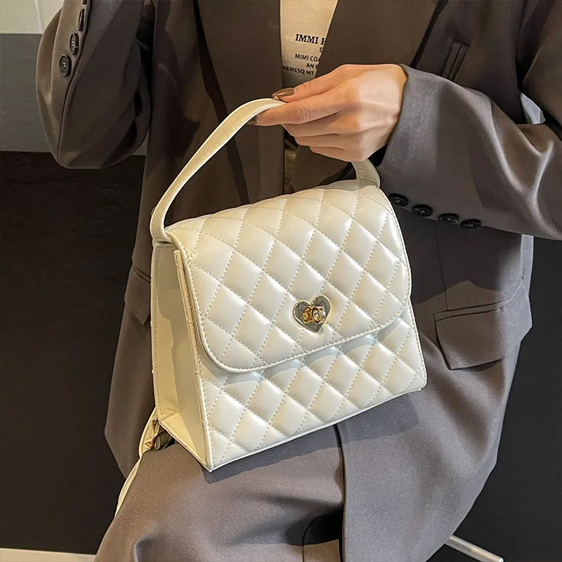JANE KLAIN Synthetic Leather Backpack Regular Women's White/Black/Silver/Pink-4