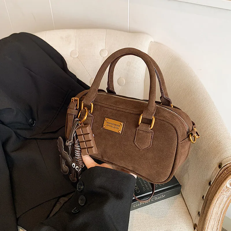 JANE KLAIN Synthetic Leather Crossbody Handbags Regular Women's Black/Coffee-23