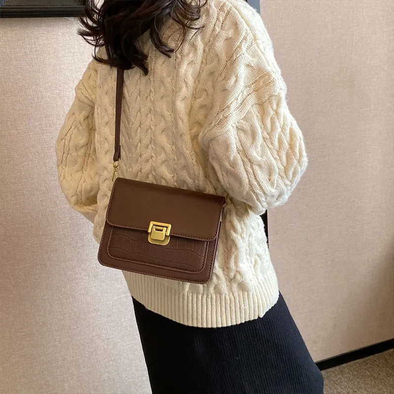 JANE KLAIN PU Tofu Bag Crossbody Bag Regular Women's Black/Coffee/Brown-8