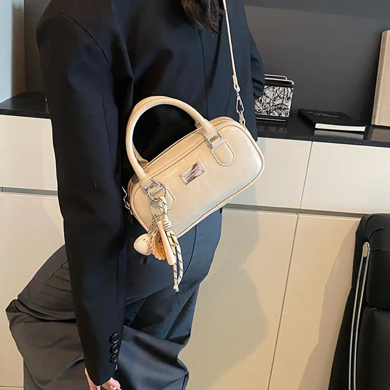 JANE KLAIN Synthetic Leather Crossbody Handbags Regular Women's Black/Coffee-32
