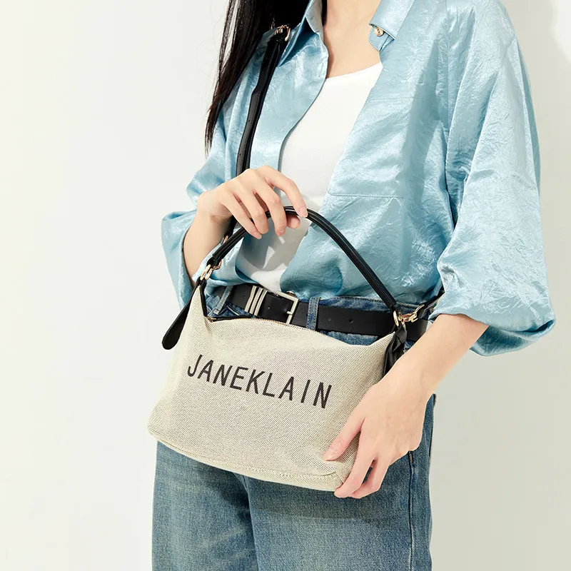 JANE KLAIN PU Handbag Regular Women's White/Black-33