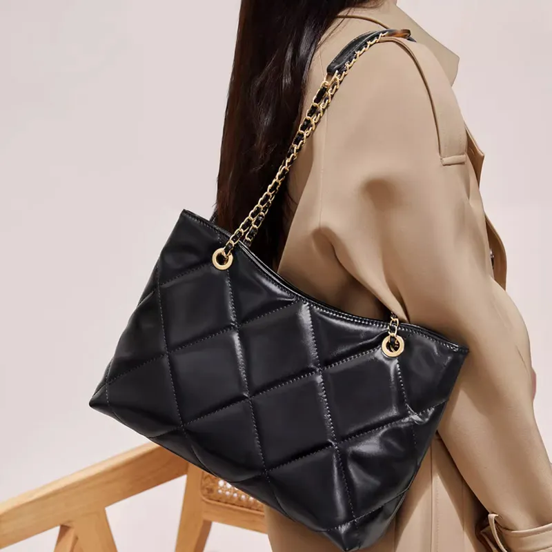 JANE KLAIN Synthetic Leather Crossbody Bag, Shoulder Bag Large Size Women's Black/White-1