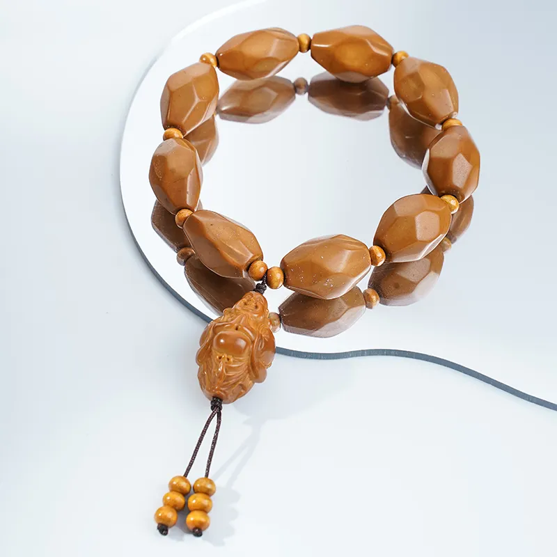 Two Or Ninety Woods Olive Pit Walnut Bracelets Unisex-2
