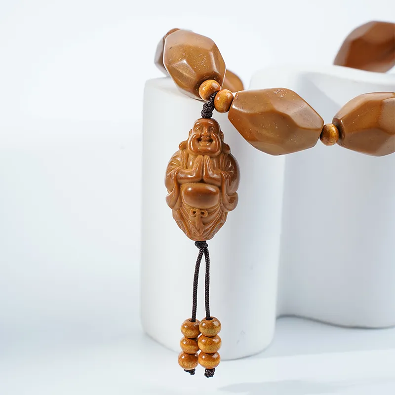 Two Or Ninety Woods Olive Pit Walnut Bracelets Unisex-3
