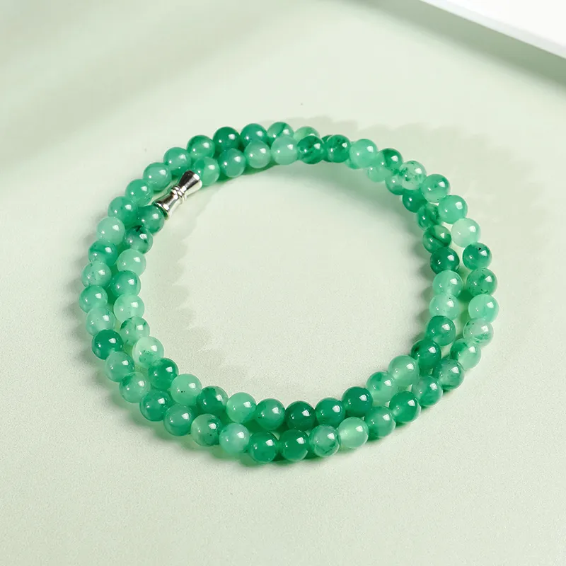 YINXIANGMOU African Emerald Jade Necklaces Women's-6