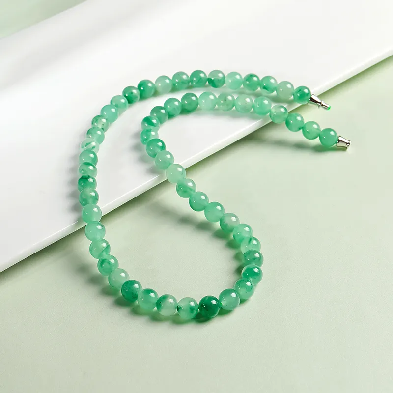 YINXIANGMOU African Emerald Jade Necklaces Women's-12