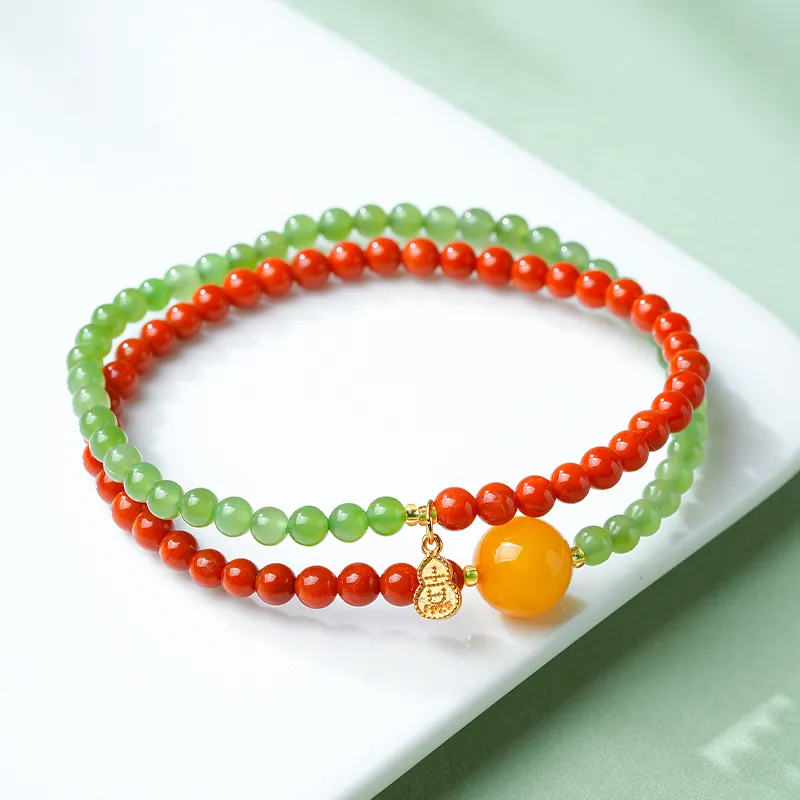 YINXIANGMOU Hetian Jade Bracelets Jasper Women's-5