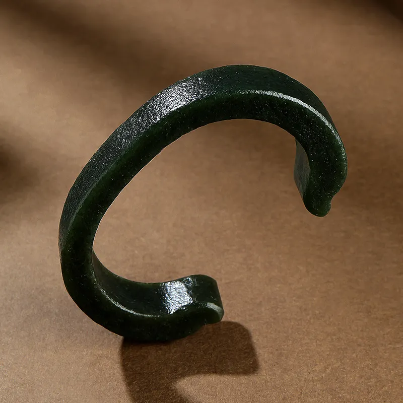 YINXIANGMOU Bangles Green Jade Men's-5