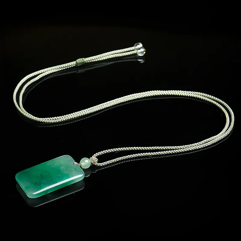 YINXIANGMOU African Emerald Necklaces Unisex-6