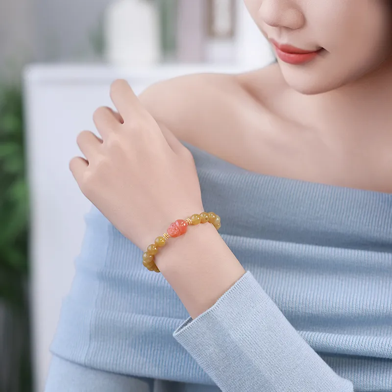 YINXIANGMOU Hetian Jade Bracelets Sugar Jade Women's-2