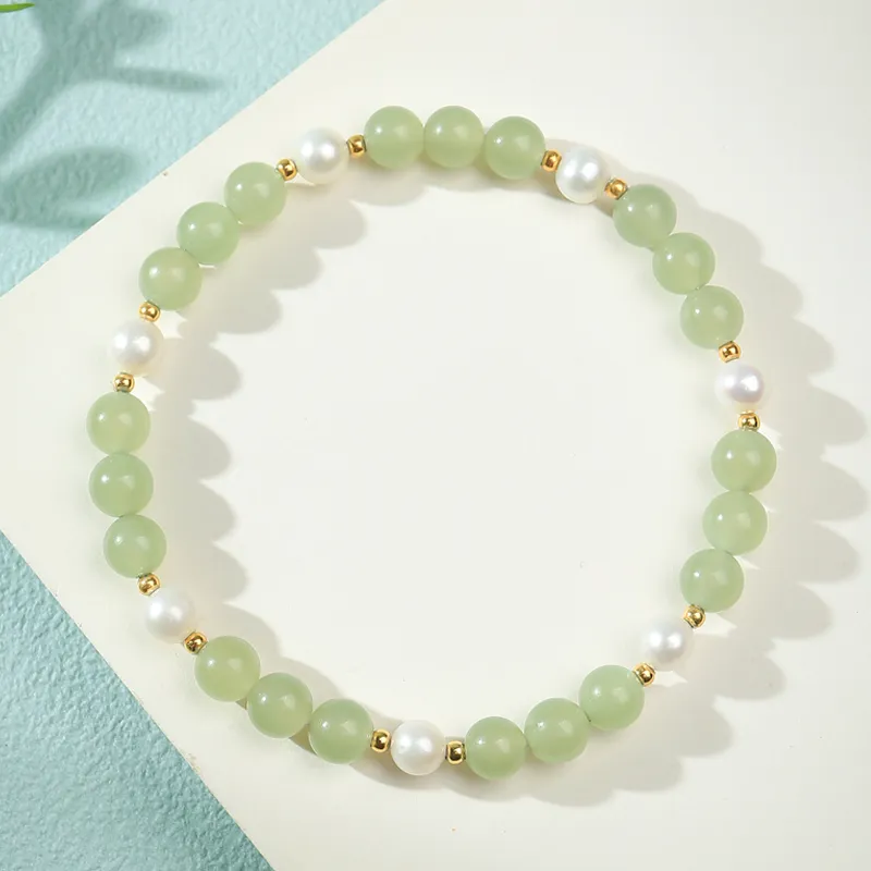 YINXIANGMOU Hetian Jade Bracelets Green Jade Women's-5