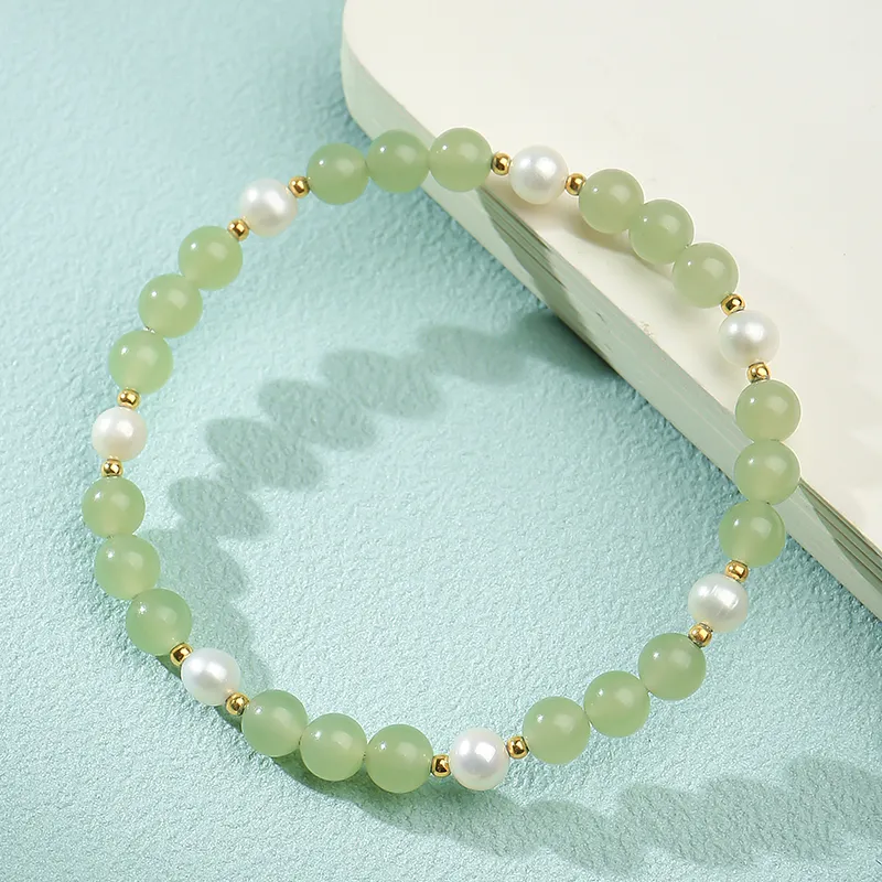 YINXIANGMOU Hetian Jade Bracelets Green Jade Women's-6