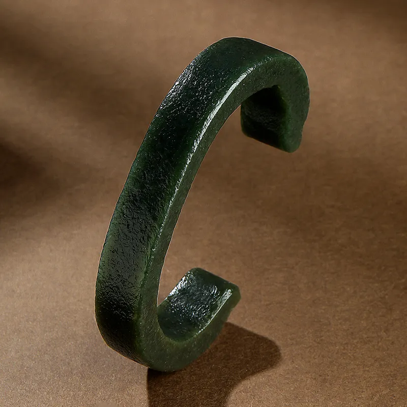 YINXIANGMOU Bangles Green Jade Men's-3