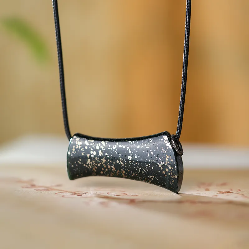 YINXIANGMOU Hetian Jade Necklaces Green Jade Unisex-16