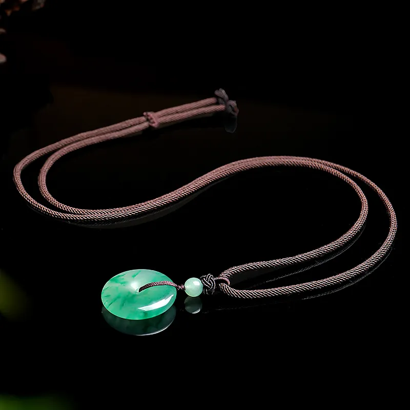 YINXIANGMOU African Emerald Necklaces Unisex-7