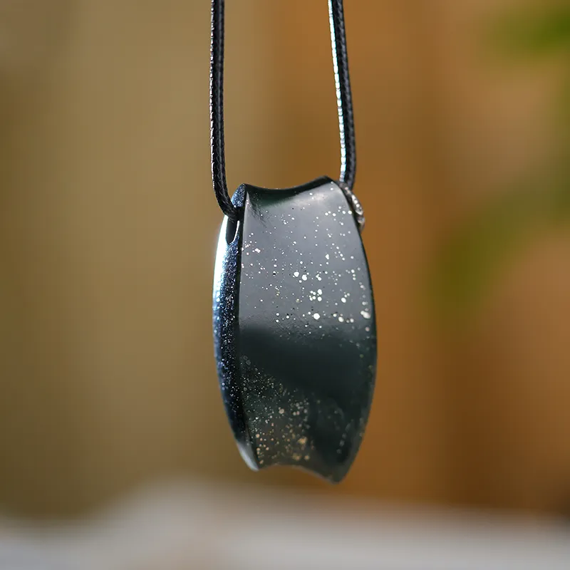 YINXIANGMOU Hetian Jade Necklaces Green Jade Unisex-23