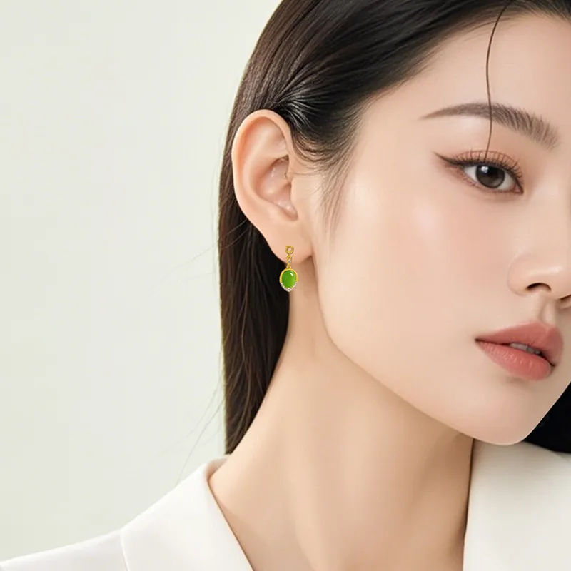 YINXIANGMOU Earrings Jasper Women's-3