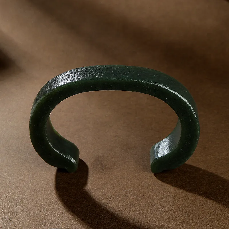 YINXIANGMOU Bangles Green Jade Men's-4