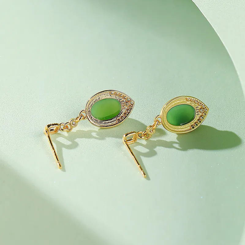 YINXIANGMOU Earrings Jasper Women's-6