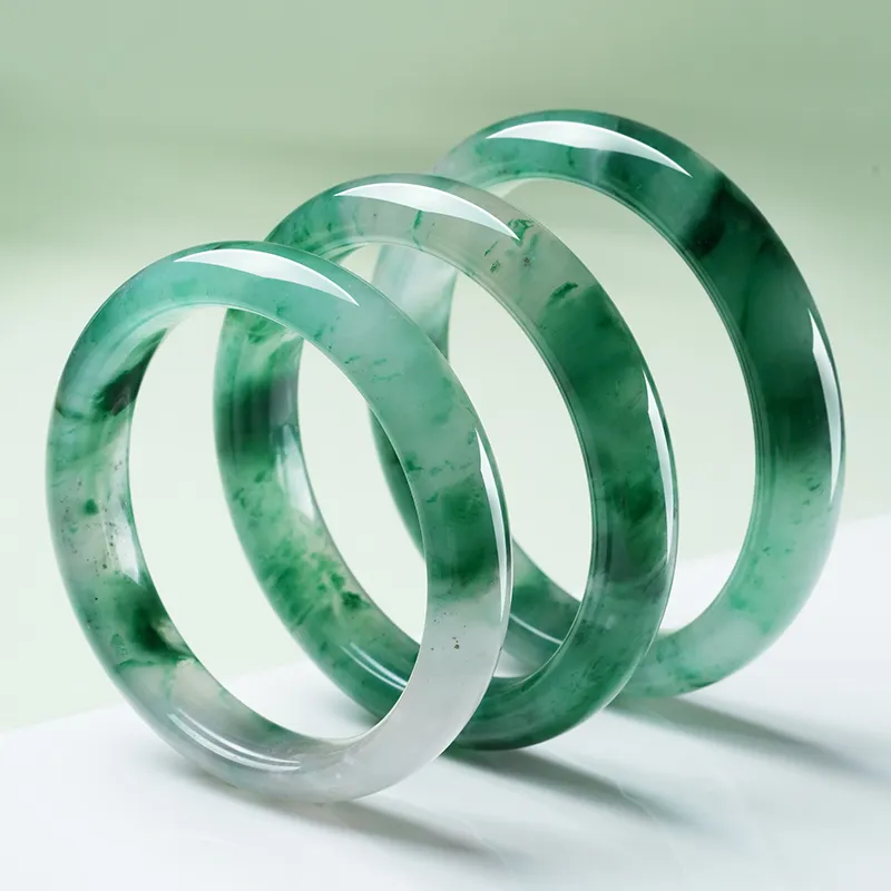 YINXIANGMOU African Emerald Bangles Women's-6