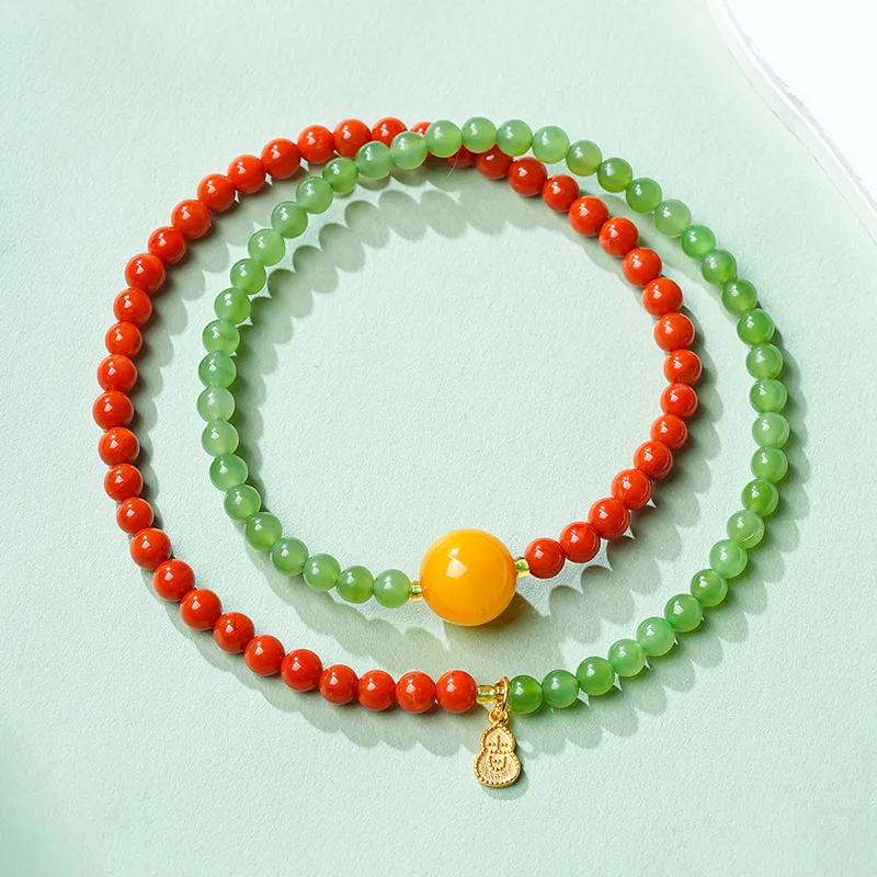 YINXIANGMOU Hetian Jade Bracelets Jasper Women's-6