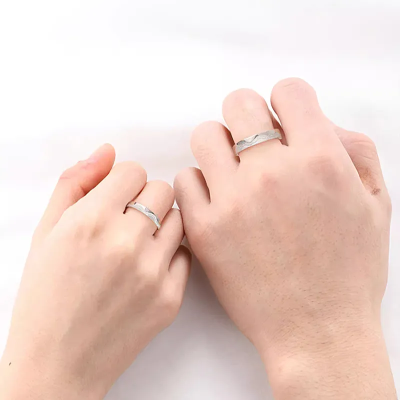 MAGICPOLE 999 Fine Silver Rings Unisex Silver-4