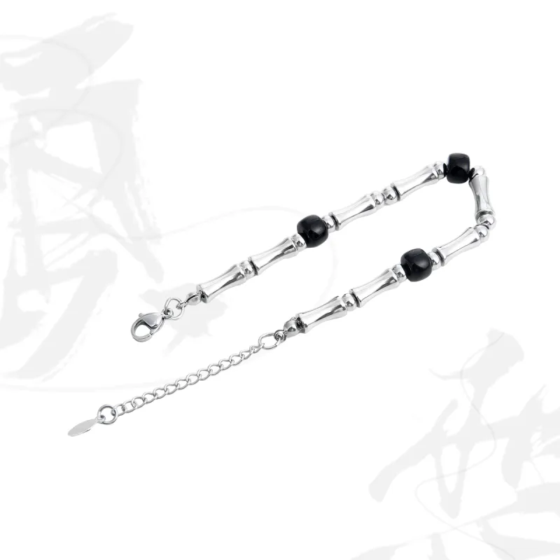 MAGICPOLE Titanium Steel Bracelets Men's Silver-6