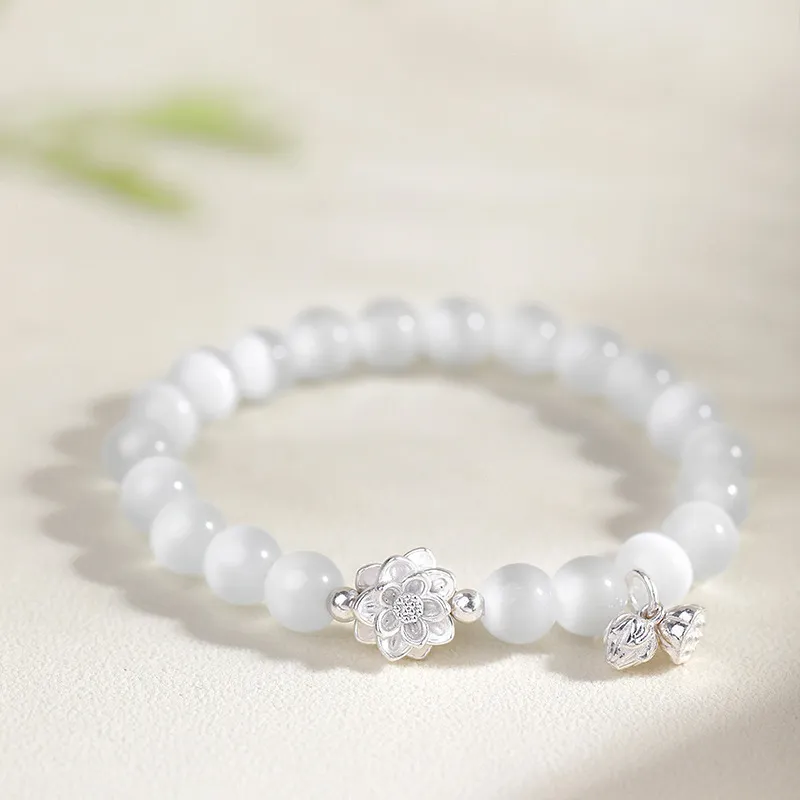 MAGICPOLE Glass Cat Eye Bracelets Women's-2
