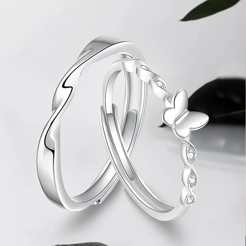 MAGICPOLE 999 Fine Silver Rings Unisex Silver-4