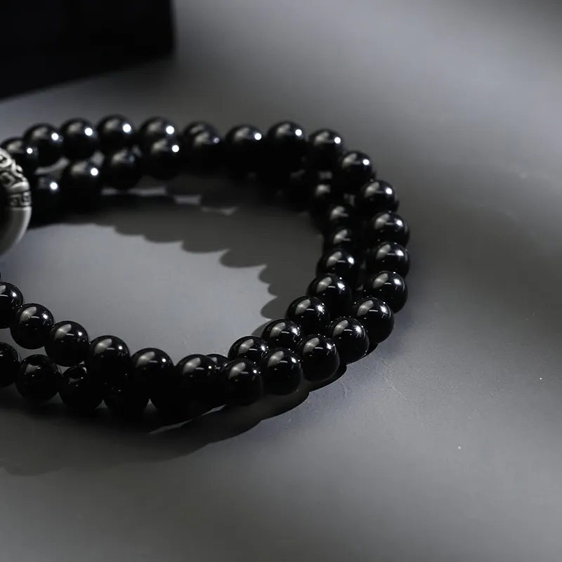 MAGICPOLE Processing Obsidian Bracelets Men's-7