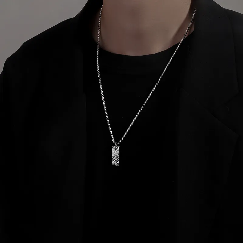 MAGICPOLE 925 Sterling Silver Necklaces Men's-2