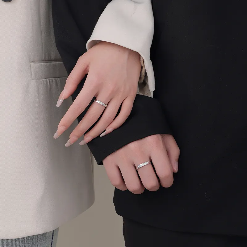MAGICPOLE 925 Sterling Silver Rings Unisex Silver-7