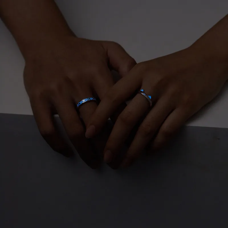 MAGICPOLE 925 Sterling Silver Rings Unisex Silver-6