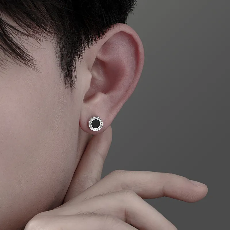 MAGICPOLE Agate Stud Earrings Unisex-4