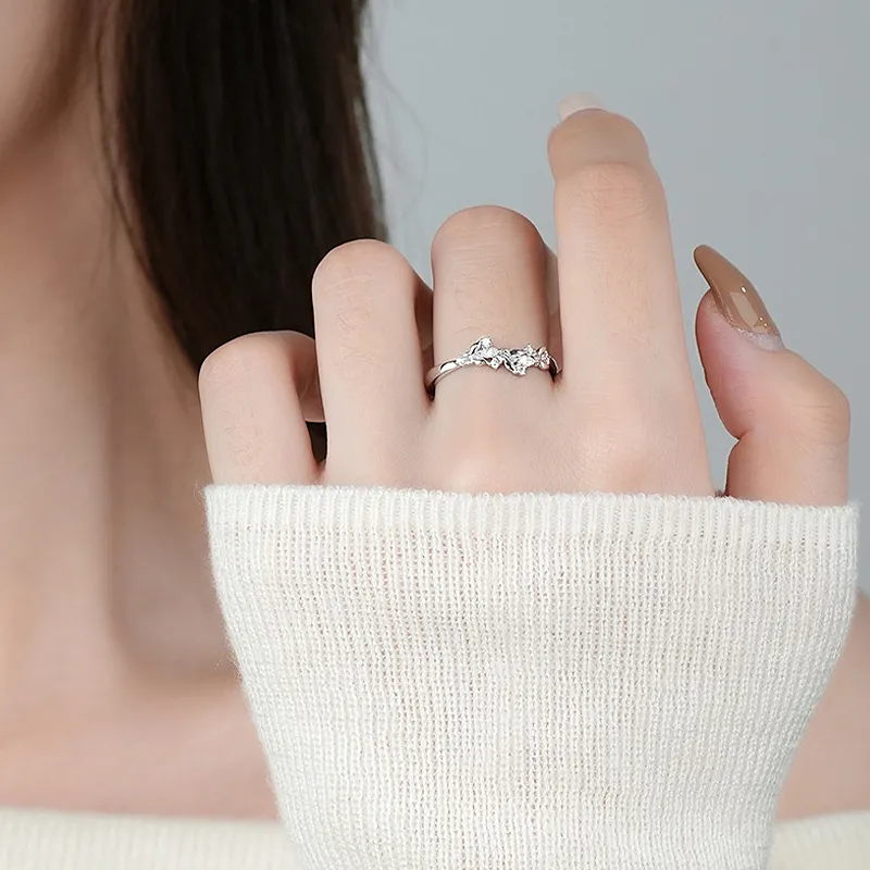 MAGICPOLE 925 Sterling Silver Rings Unisex Silver-3