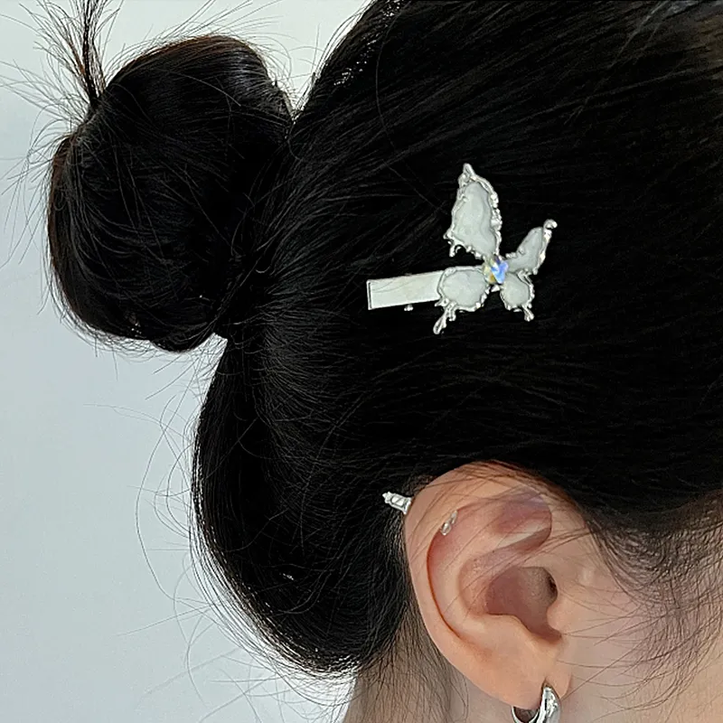 MAGICPOLE Alloy Hair Clips Women's White/Pink-2