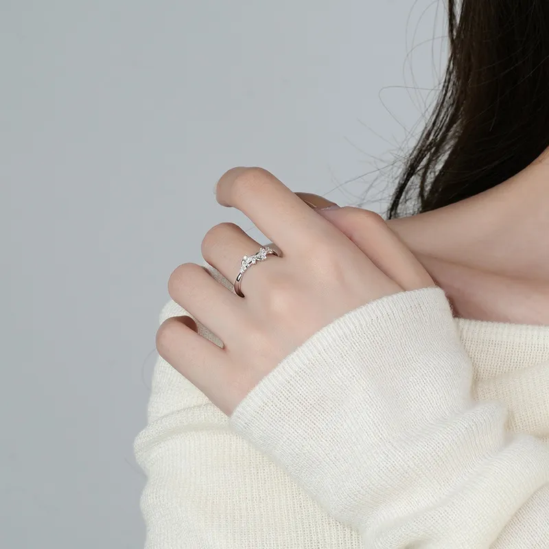 MAGICPOLE 925 Sterling Silver Rings Unisex Silver-4