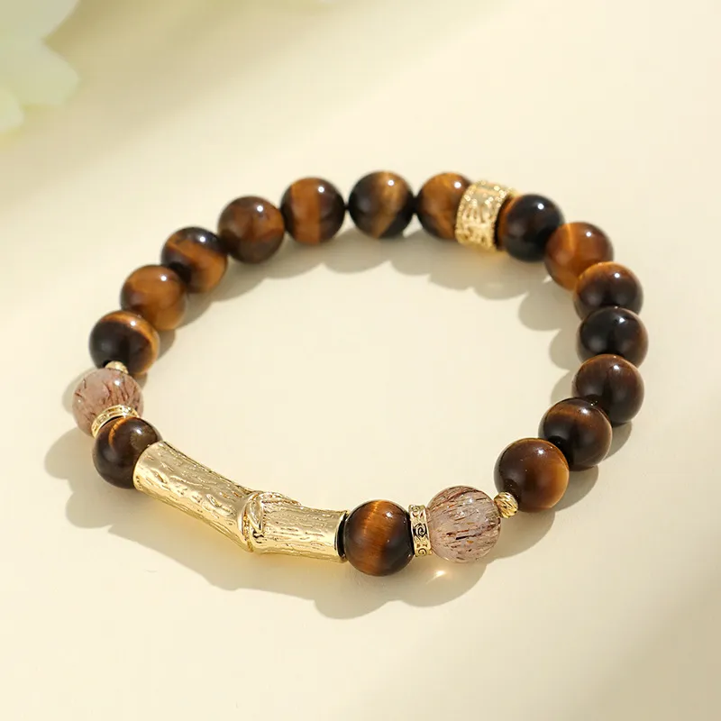 MAGICPOLE Tiger's Eye Stone Bracelets Unisex-6