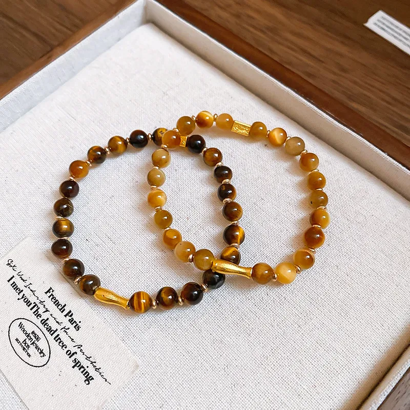 MAGICPOLE Tiger's Eye Stone Bracelets Unisex-9