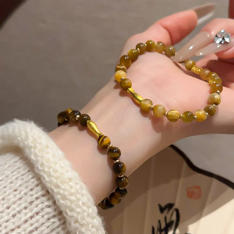 MAGICPOLE Tiger's Eye Stone Bracelets Unisex-10