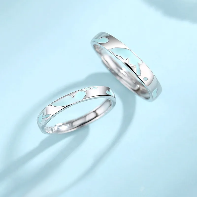 MAGICPOLE 925 Sterling Silver Rings Unisex Silver-5