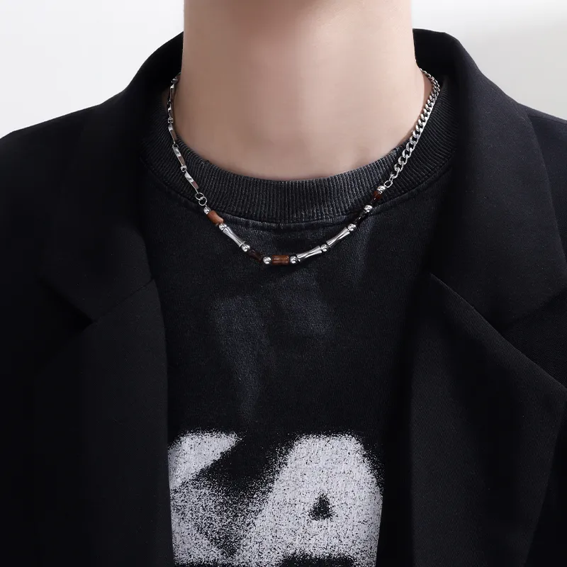 MAGICPOLE Agate Necklaces Unisex-1