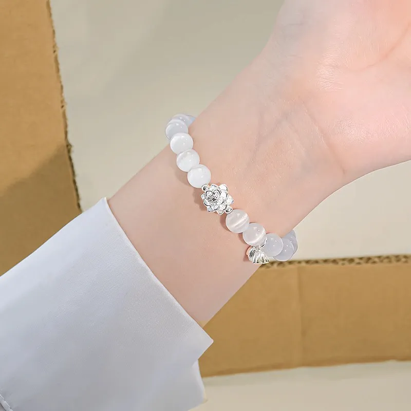 MAGICPOLE Glass Cat Eye Bracelets Women's-1