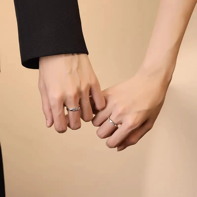 MAGICPOLE S925 Silver Rings Unisex Silver-4