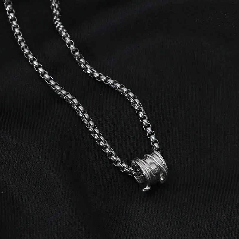 MAGICPOLE Titanium Steel Necklaces Men's Silver-10