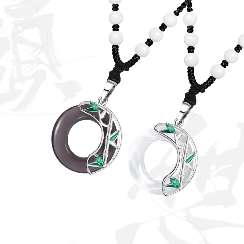 MAGICPOLE Glass Cat Eye Necklaces Unisex-8